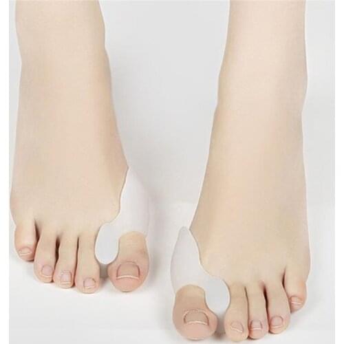 2X Medical Silicone Gel Feet Care Pad Valgus Hallux Correction Truck Toe Bone Insole 200pair