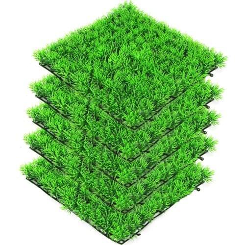 5pcs Underwater Grass Fish Tank Underwater Grass Landscaping Artificial Plastic Grass Aquarium Decoration