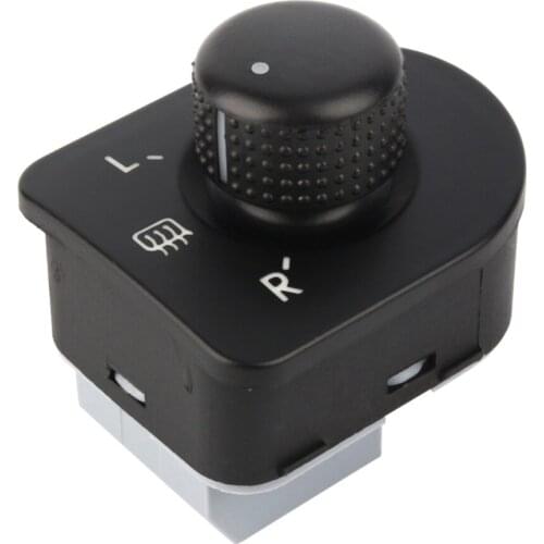 Car StylingNew Power DOOR SIDE REARVIEW MIRROR POWER CONTROL SWITCH KNOB For VW 1J1959565E