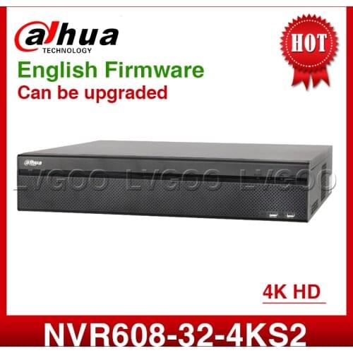 EXPRESS Shipping Dahua NVR608-32-4KS2 32 Channel Ultra 4K H.265 Network Video Recorder up to 12MP with 8 SATA interface