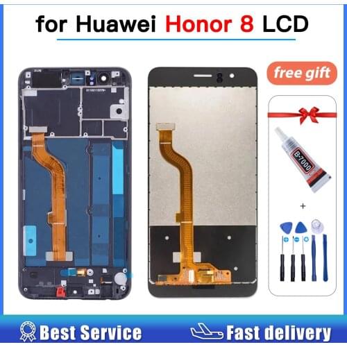 For Huawei Honor 8 LCD Display Touch Screen Digitizer For Huawei Honor8 LCD With Frame FRD-L19 FRD-L09 Replacement 5.2" lcd