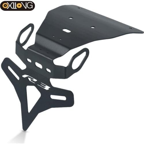 For Yamaha YZF R3 YZFR3 YZF-R3 2019 2020 Tail Tidy fender eliminator registration plate bracket license plate holder led lights