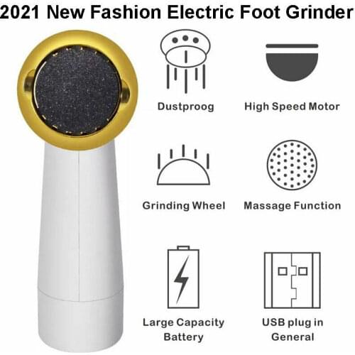 Electric Foot Grinder Skin Hard Rupture Skin Trimmer Potable Dead Skin Foot Pedicure Remover Callus Pedicure Sander Foot Care