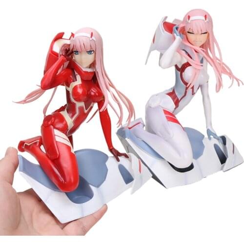 15cm Anime Figure Darling in the FRANXX Figure Zero Two 02 Red/White Clothes Girls PVC Action Figures Toy Collectible Model
