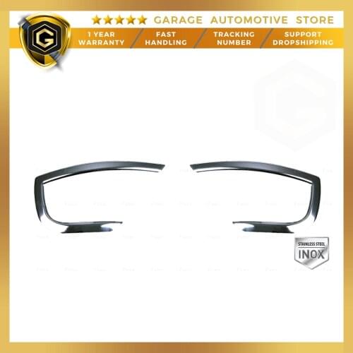 For Dacia Duster Stainless Steel Chrome Reflector Frame 2 Piece 2018 and Above