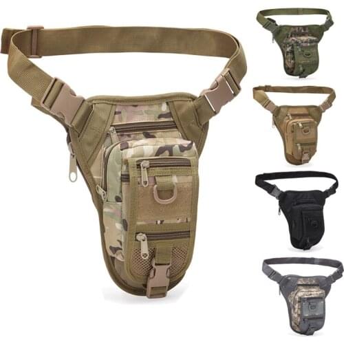 Outdoor Multifunctional Hiking Hunting Waist Bag Hunting Tool Waist Pack Motorcycle Sports Bag Military Tactical Drop Leg Bag