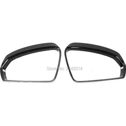 For Volkswagen Tiguan 2017 2018 2019 ABS Fog Lamp Shade Cover Headlamps Glass Car Lamp Sticker Car Lamp Film Trim Car Accessory