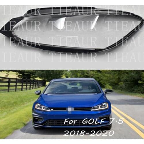 Headlight Headlamp Clear Shell-Cover for Golf 7.5 Transparent Glass Lens Cover 18-20 Replacement DIY