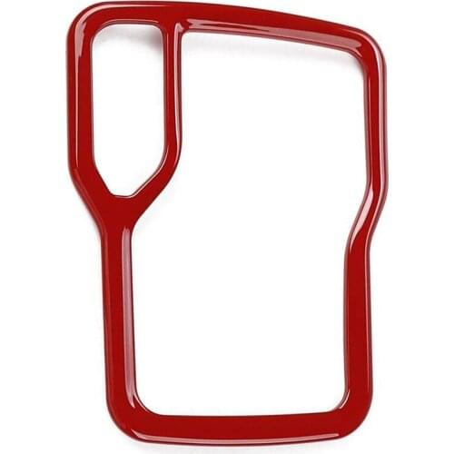 Gear Shift Panel Trim Cover ABS Frame Bezel for Jeep Wrangler Accessories 2018-2021 JK JKU Sport Sahara