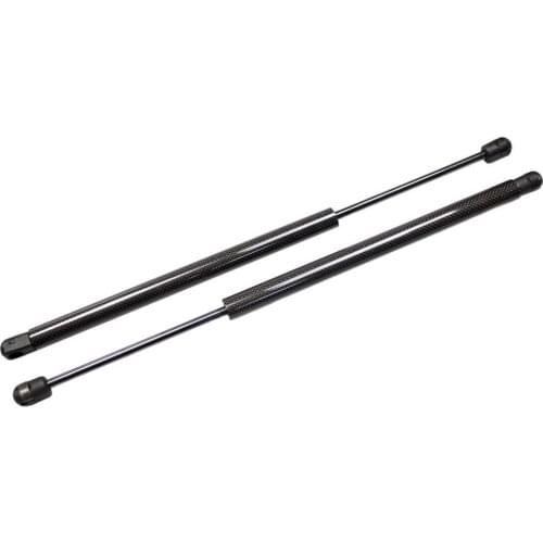 For 2002-2003 2004 2005 2006 2007 Jeep Liberty Front Hood Carbon Fiber Gas Struts Lift Support Shock Strut Prop Rod Damper 438MM