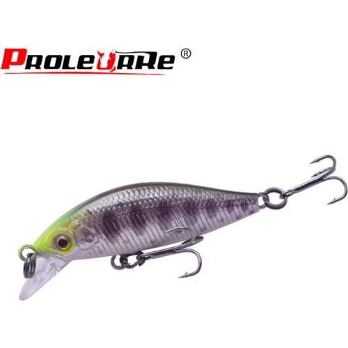 1Pcs Hard Bait Sinking Minnow Fishing Lures 50mm 3.2g Freshwater Fish Lure Wobblers Artificial Lures Trout Swimbait Peche Leurre