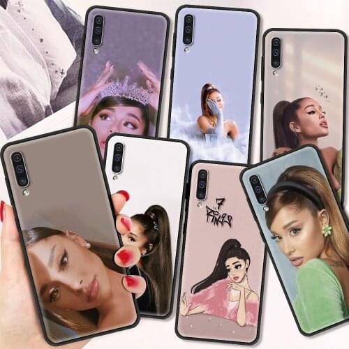 Ariana Grande Shockproof Case For Samsung A12 A32 A52 A71 A50 A51 A70 Cases Black Soft TPU Cover For Samusng A10 A20S A30 Shell