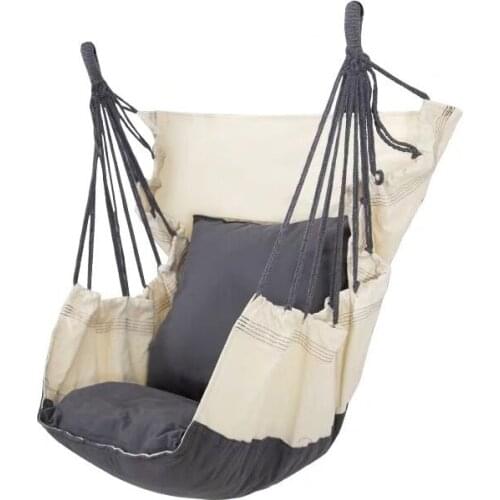All-in-one Large Cushion With Zipper Home Hanging Chair Indoor College Student Lazy Cradle Swing Soft Breathable Combed Fabric