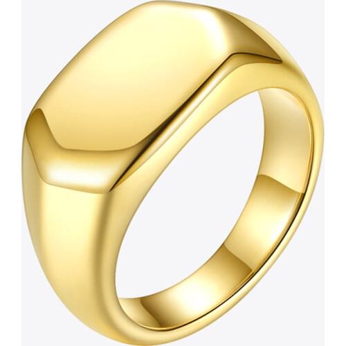 ENFASHION Punk Flat Rings For Women Stainless Steel Circle Ring Gold Color Minimalist 2020 Fashion Jewelry Anillos Mujer R204054