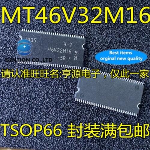 10Pcs MT46V32M16-5B MT46V32M16-5BF 46V32M16 Memory chip TSOP66 in stock 100% new and original