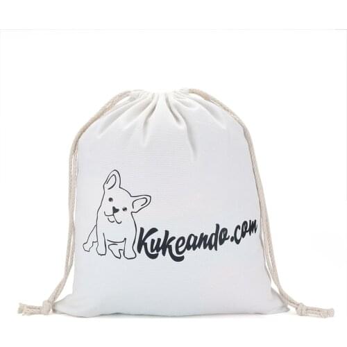100pcs/lot Custom Cotton Produce Bags with Drawstrings for Bulk Food Storage - Reusable Muslin bags - Canvas Fabric Bags