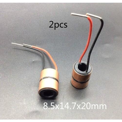 2pcs 8.5x14.7x20mm for Volkswagen Jetta car generator copper head slip ring
