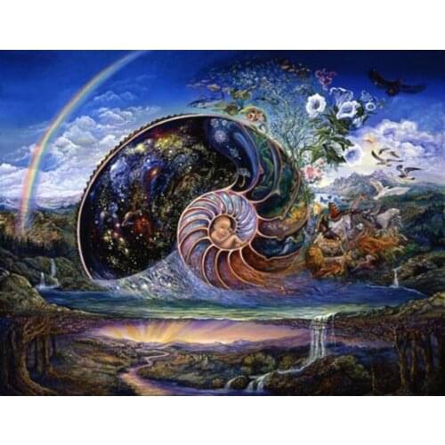 5D DIY Full Diamond painting Fantasy conch embroidery Home Decoration Handicrafts Cross stitch