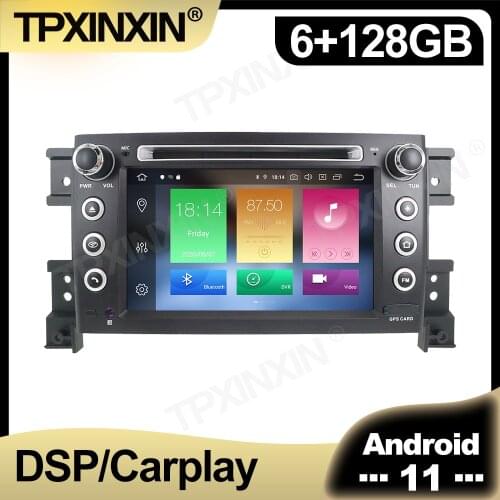 128GB Android 11.0 Car Radio For Suzuki Grand Vitara 2005 - 2012 Multimedia Auto Video DVD Player Navigation Stereo GPS 2 din