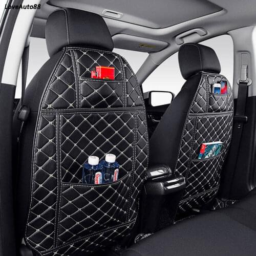 Car Rear Seat Anti-Kick Pad Rear backrest Seats Cover Storage Protection Mat For Honda Civic 10th 2016 2017 2018 2019 2020