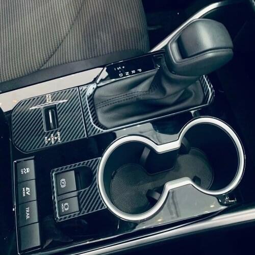 For Toyota Highlander 2021 2022 Central control Gear Shift Panel Multimedia Buttons Handrest Auto Covers Trim Accessories