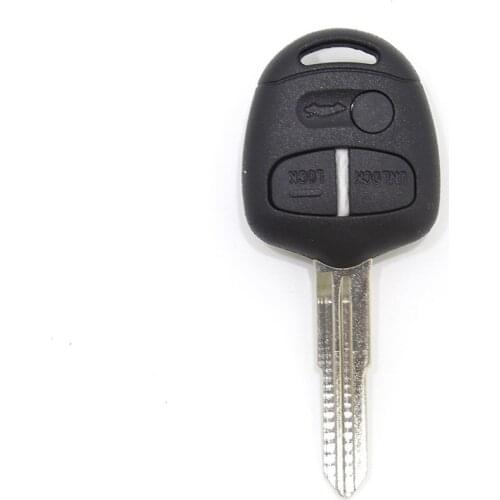Lockartist Straight Remote Key Shell 3 Buttons Auto Case for Mitsubishi Lancer-ex Replacement keycase for Mitsubishi Lancer-ex