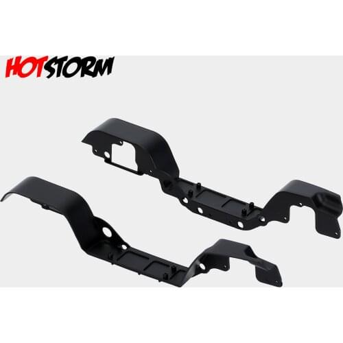 RC Car Black Plastic Fender Flares for RC Crawler Axial SCX24 AXI00002T1 AXI00002T2 2019 Jeep Wrangler JLU CRC Body Shell Parts