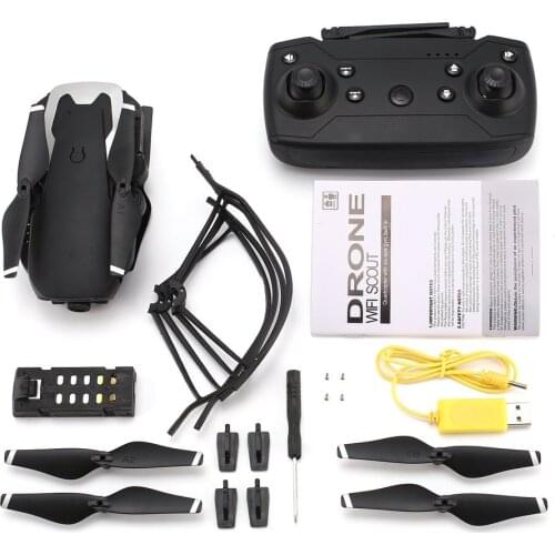 X12 4CH RC Mini Drone With Camera Foldable Drone Altitude Hold with Wifi Camera Live Video One Key Return Headless Mode 3D Flip