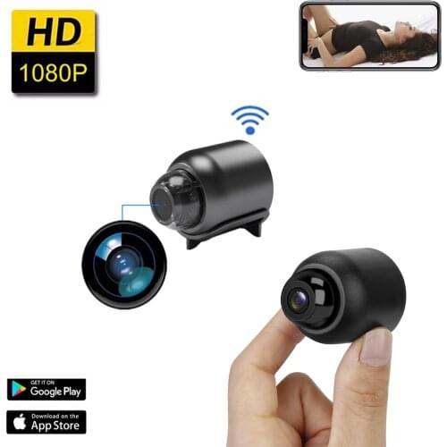 HD 1080P WiFi Wireless Mini Camera Small Nanny Camera with Night Vision Motion Activated Alerts Surveillance IP Camera