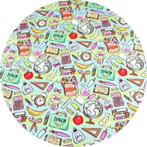 Cartoon print cotton fabric by the yard tissue for sewing patchwork handmade textile cloth DIY Needlework material bedding cloth