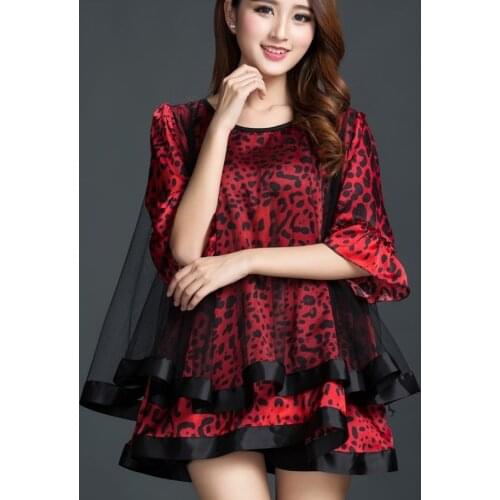HQC Pie Leopard Blouses
