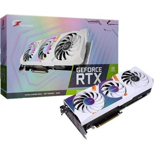 Colorfl geforce RTX 3060 w oc 12g 1822 MHz gddr6 esports game light chasing computer discrete graphics card