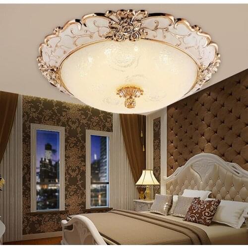 Round ceiling light Living room Simple european style light in the bedroom Creative Balcony light Led Passing lamp Acrylic