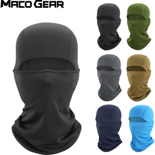 Summer Full Face Mask Tactical Airsoft Balaclava Cycling Running Hunting Hiking Skiing Bicycle Sports Scarf Snowboard Men Girl
