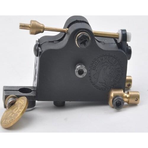 Complete Liner and Shader Tattoo Machine Gray Color Iron 10 Wrap Coils Tattoo Supplies Tattoo Frame Liner Machine Shading Black