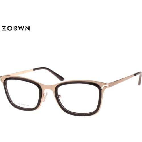 ZOBWN glasses Fashion Spectacle Men Women Optical Glasses Frame With Clear Glass Brand Clear Transparent Womens Glasses Frames