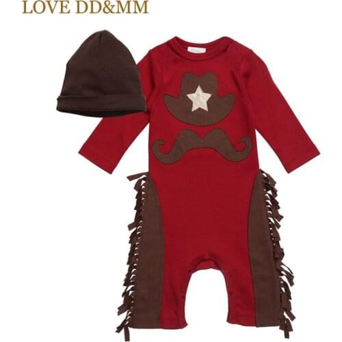 LOVE DD&MM Baby Clothing 2020 Fall New Fashion Cute Printed Monster Mustache Pattern Romper Toddler Infant Climbing Clothes