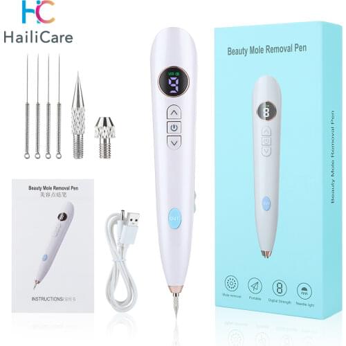 Plasma Laser Freckle Removal Pen Facial Beauty Skin Care Mole Dark Spot Cleaner Wart Tag Tattoo Removal USB Mini Pen Beauty Care
