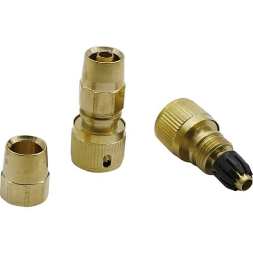 Garden hose Copper telescopic water fittings Latex pipe connector greenhouse drip irrigation fittings water adapter 1 Pc