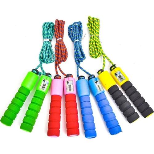Jump Ropes with Counter Sports Fitness Adjustable Fast Speed Counting Jump Skip Rope Skipping Wire