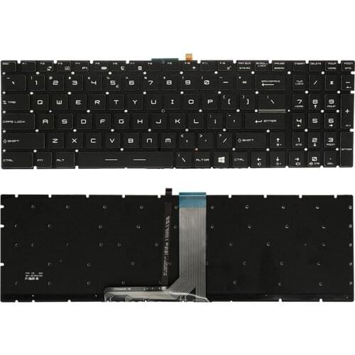 For MSI Steelseries GP72 GP62 GT72 GS60 GS70 GE62 GL62 GE72 GE62 GS72 GT72 2QD US Laptop Replacement Keyboard with Backlit