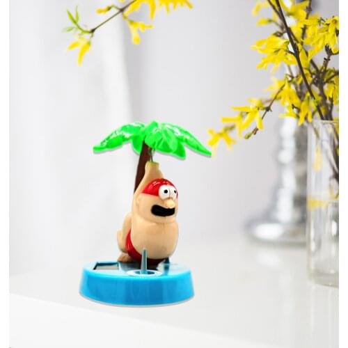 Solar Powered Dancing Dolls Swinging Shark Window Car Decor