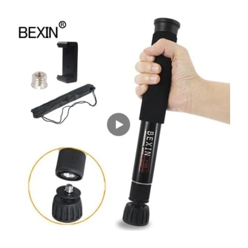 BEXIN Extendable lightweight portable mini camera monopod phone stand handheld unipod dslr camera video monopod for Sony Canon