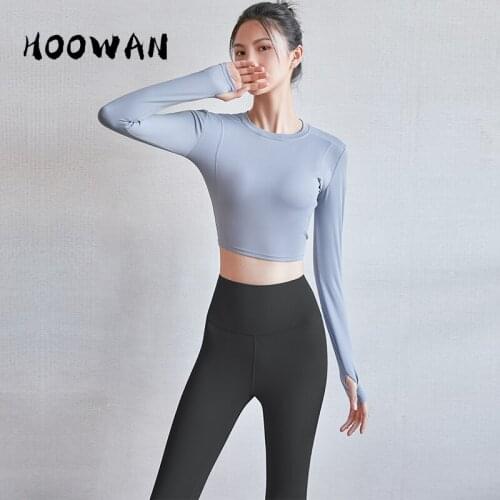 Workout Clothing Suit Long Sleeve Round Neck Breathable Yoga Sets Women Gym Clothes Soft Fitness Legging and Shirt Yoga Pants