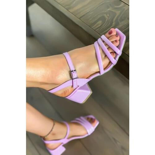 Lal Shoes & Bags Women Piping Classic High-Heeled Shoes-lilac