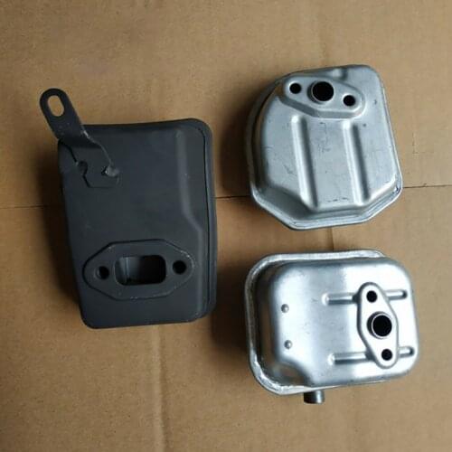 1Pc Brush Cutter Exhaust Muffler 2/4 Stroke 40-5/139/GX35/140 Mower Exhaust Pipe Silencer Garden Trimming Grass Power Accessory