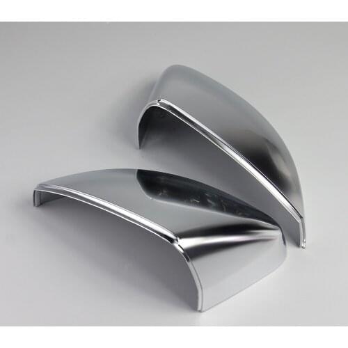 1 Pair Rearview Mirror Shell Cover Protection Cap Matte Chrome For Audi A3 S3 RS3 2014 2015 2016 2017 2018