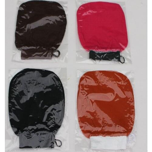 1 pcs Massage Glove Hammam Bath Scrub Glove Exfoliating Body Facial Tan Exfoliator Glove Magic Peeling Glove Random Color