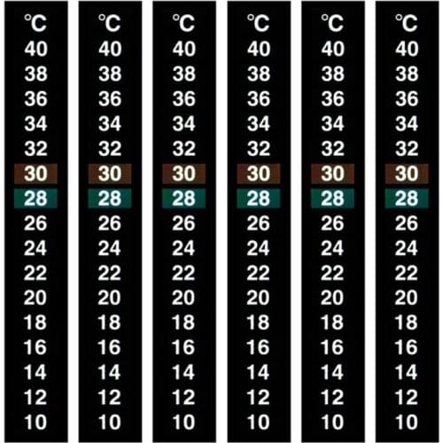 1PCs Stick-on Digital Aquarium Fish Tank Fridge Thermometer Sticker Measurement Stickers Temperature Control Tools Products