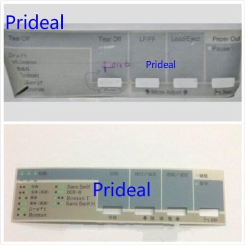Prideal 20pcs New Compatible English Control panel stickers for LX300+ LX300+II LQ300+ LQ300+II printer control panel stickers